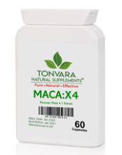 Tonvara MACA:X4 Peruvian 4.1 Maca Extract now in capsules at lower prices!