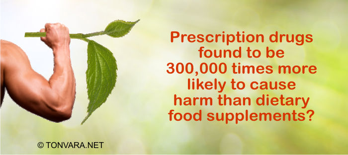 Natural supplements proven to be safer than prescriptions drugs