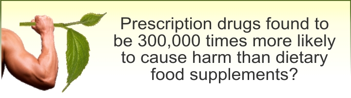 Natural supplements proven to be safer than prescriptions drugs