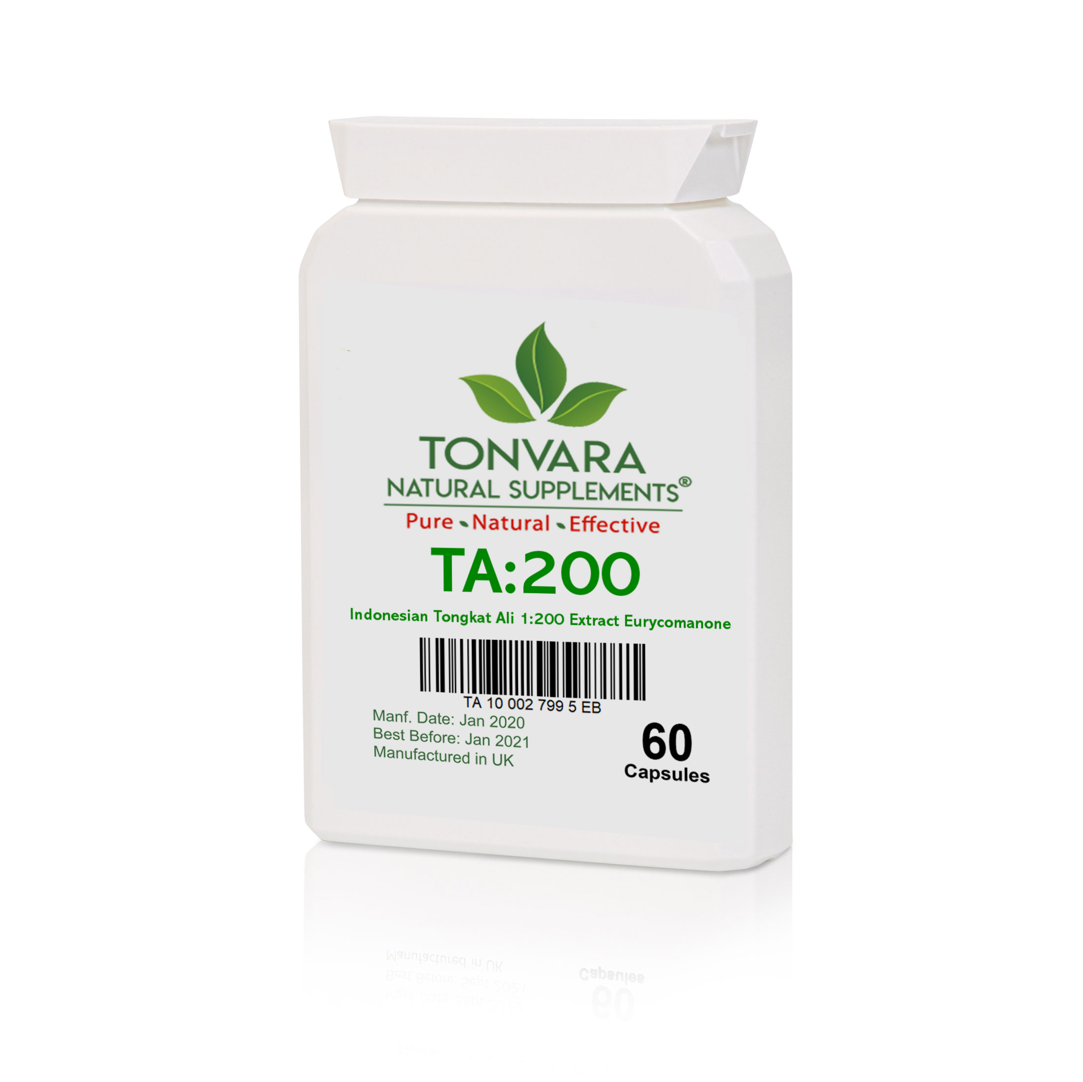 Tonvara TA:200 Indonesian 1:200 Tongkat Ali Extract 2.4% Eurycomanone