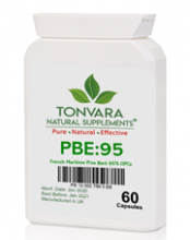 Tonvara PBE:95 French Maritime Pine Bark Extract 95% OPCs - now in capsules
