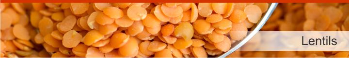 Image of lentils from a list of 10 foods high in dietary fibre